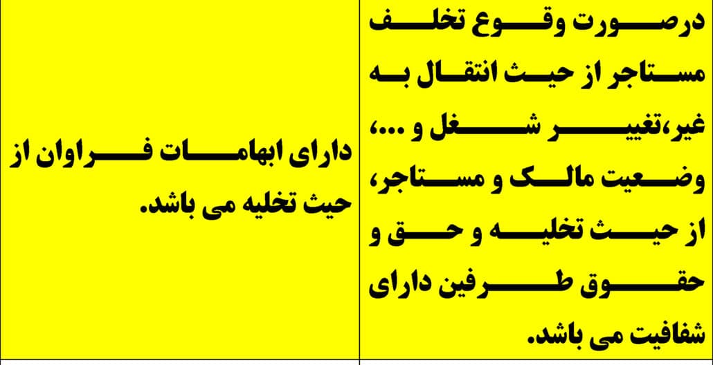 قانون جدید سرقفلی مغازه